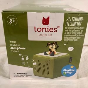NWT Toniebox Audio Player Starter Set with Playtime Puppy - Green